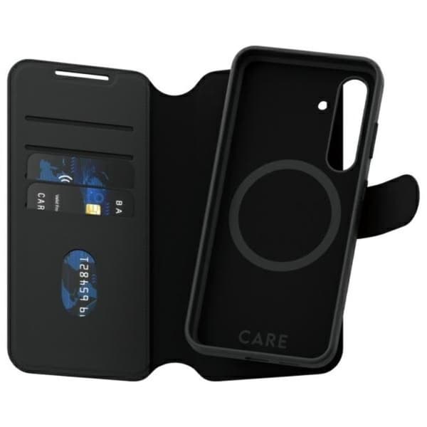 CARE By PanzerGlass Galaxy S24 Plus Plånboksfodral Tango 2in1 - Svart Svart