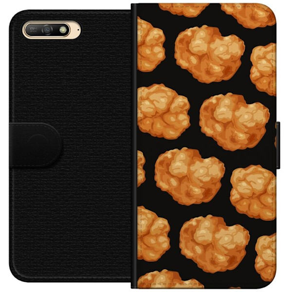 Plånboksfodral till Huawei Y6 (2018) med Nuggets