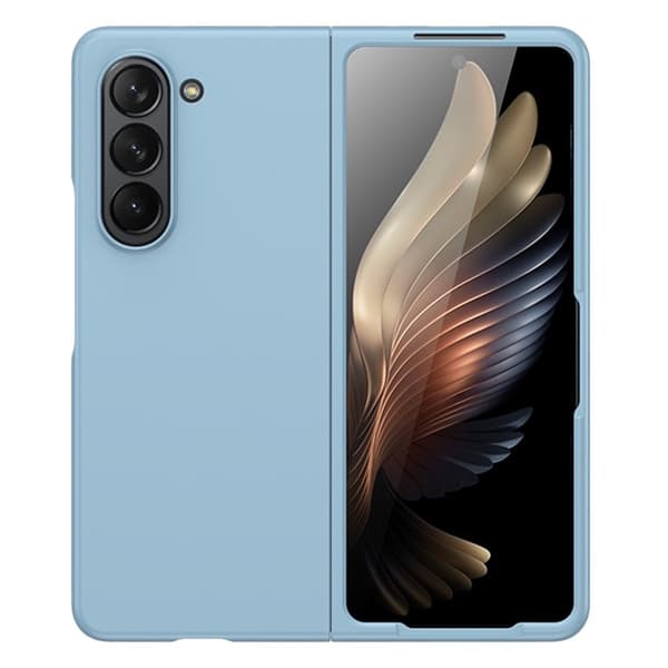 Mobilskal till Galaxy Z Fold 5 Anti-Scratch - Ljusblå Blå