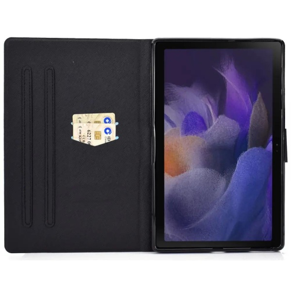 Galaxy Tab A8 10.5 2021 Plånboksfodral - Fjärilar och Blommor