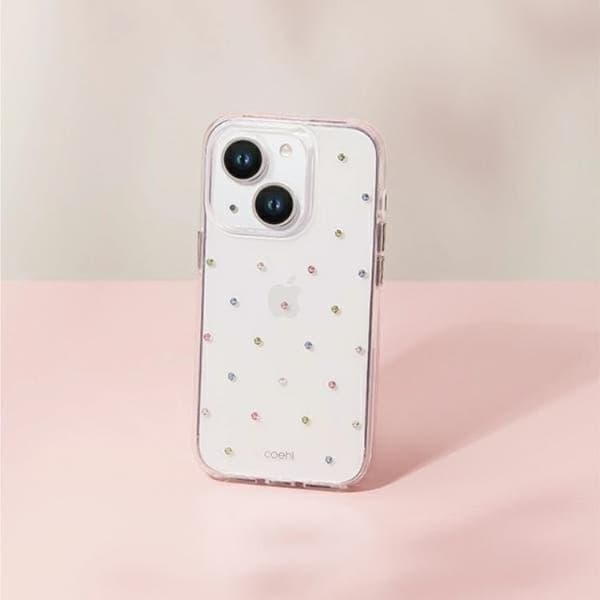 Uniq iPhone 14 Plus -kotelo Coehl Solitaire - läpinäkyvä Transparent