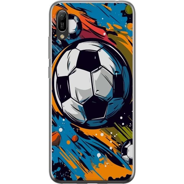 Mobilskal till Huawei Y6 Pro (2019) med Fotbollar