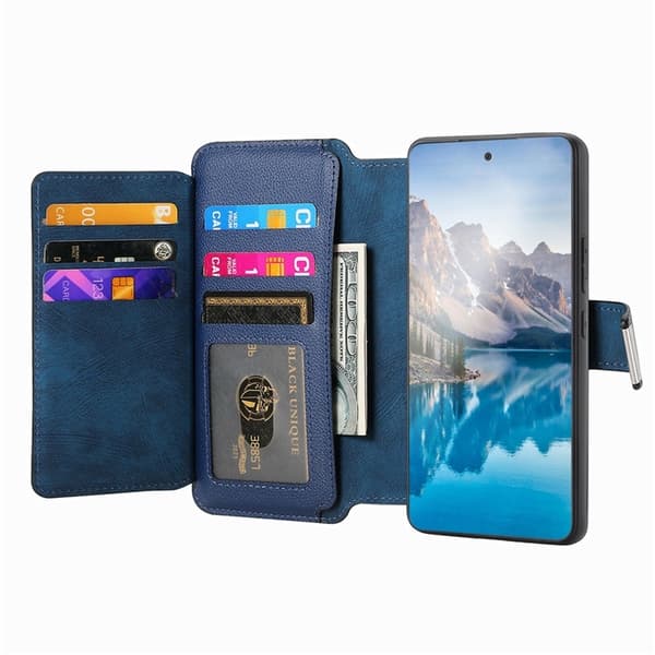 Caseneo Plånboksfodral För Galaxy S26 Plus Magnetic Läder - Blå Blå