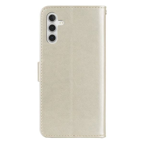 Plånboksfodral för Samsung Galaxy S26 Plus Konstläder - Guld