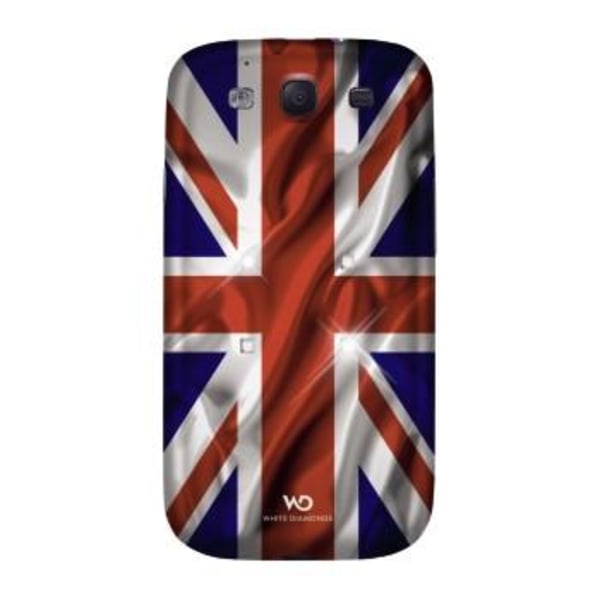 White Diamonds Flag UK -kuori Samsung Galaxy S3 i9300 + Skälle