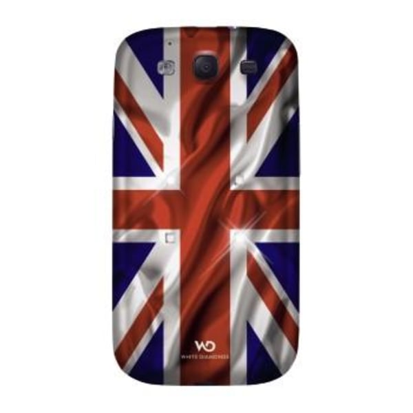 White Diamonds Flagga UK skal till Samsung Galaxy S3 i9300 + Skärmskydd