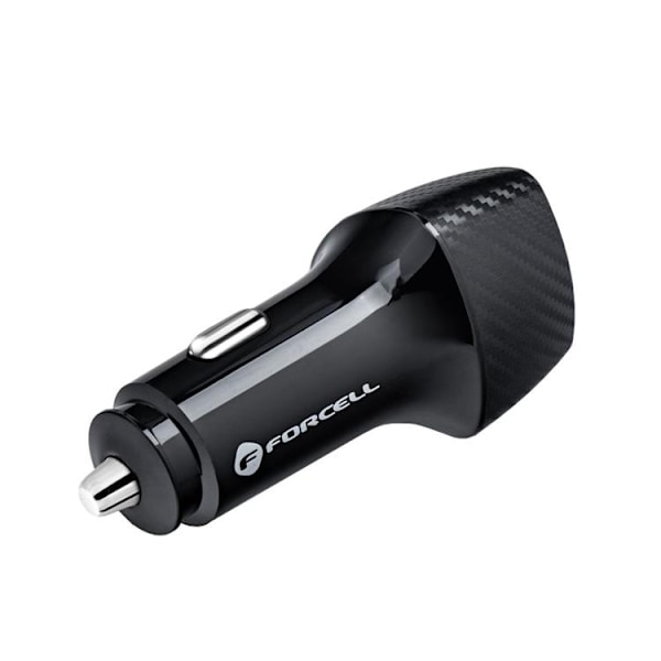 Forcell Billaddare USB-C Med Kabel Typ-C - Svart Svart