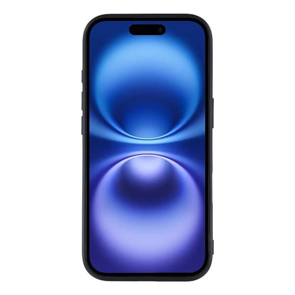 X-LEVEL Mobilskal till iPhone 17 Läderbelagt PC TPU med Ställ - Svart