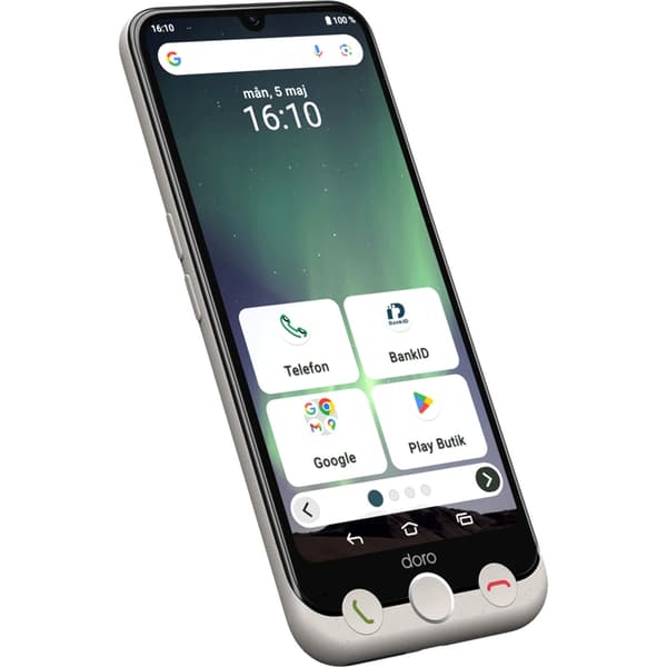 Doro Smartphone A31 4G Aurora Knap - Sort Svart