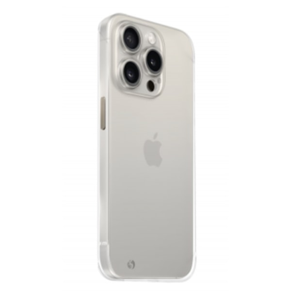 Just Mobile iPhone 15 Pro Mobilskal Slim Fit - Transparent