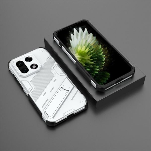 Mobilskal till OnePlus 15 PC + TPU Shockproof Kickstand - Vit Vit