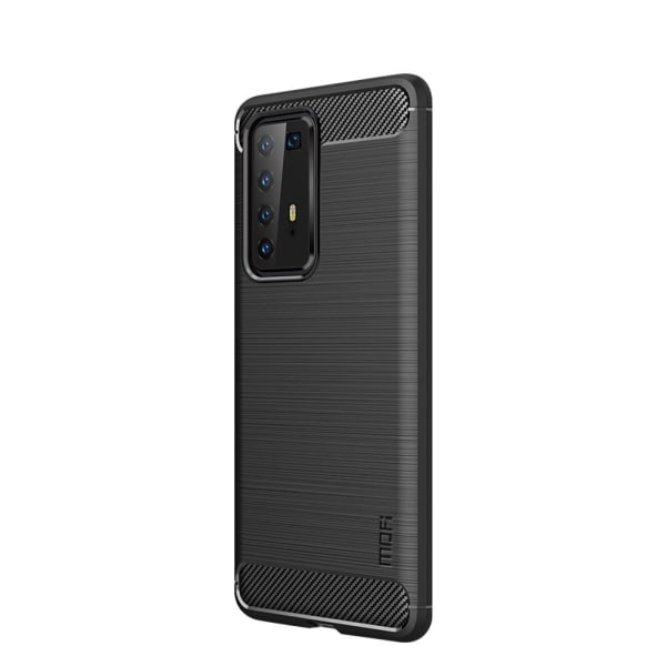 Carbon Fiber mobilskal till Huawei P40 Pro - Svart Black