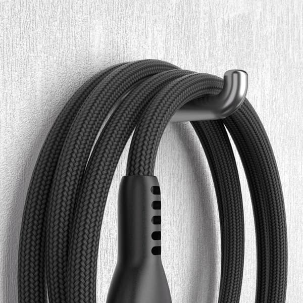 STATIK Kabel PowerPivot Pro Nylonflätad USB-C Till USB-C Svart 1m