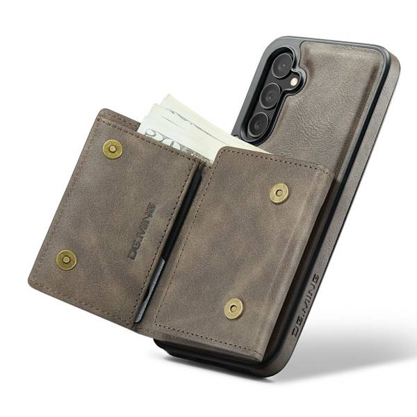 DG.Ming Plånboksfodral för Samsung Galaxy S26 RFID Blocking - Kaffe