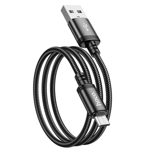 Hoco USB-A - Micro-USB 2.4A Kabel 1m X89 - Svart Svart
