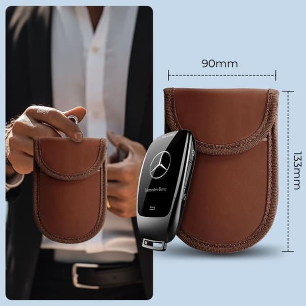Tech-Protect RFID-skydd Faraday-fodral för keyless bilnyckel – Svart