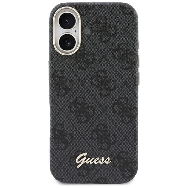 Guess Telefontaske til iPhone 17 MagSafe 4G Script - Sort Svart