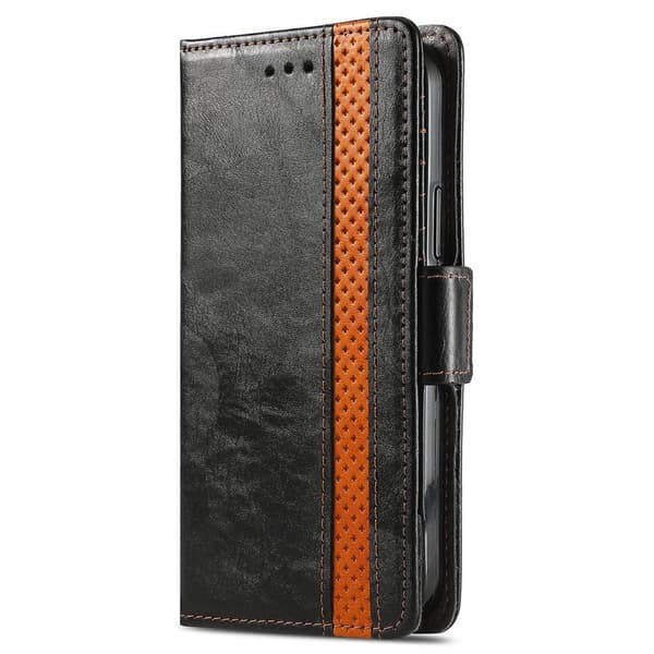 CASENEO Xiaomi 17 Pro Plånboksfodral Konstläder Ställ med RFID - Svart