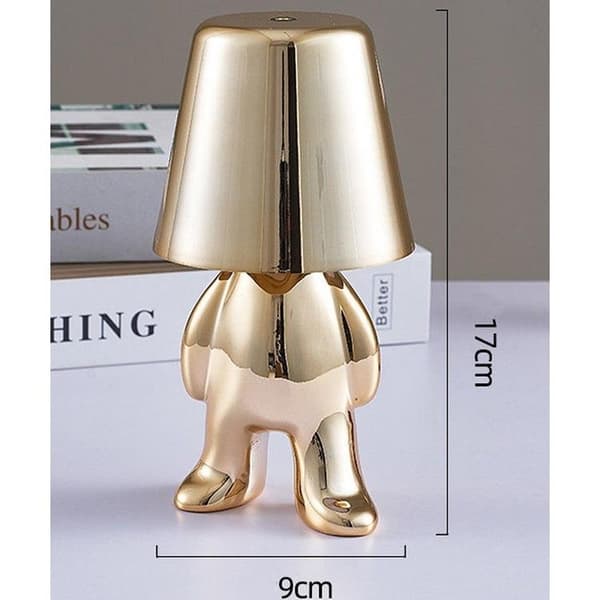 Sengebordlampe GOLD MAN Stående (model 1) MLTL Guld