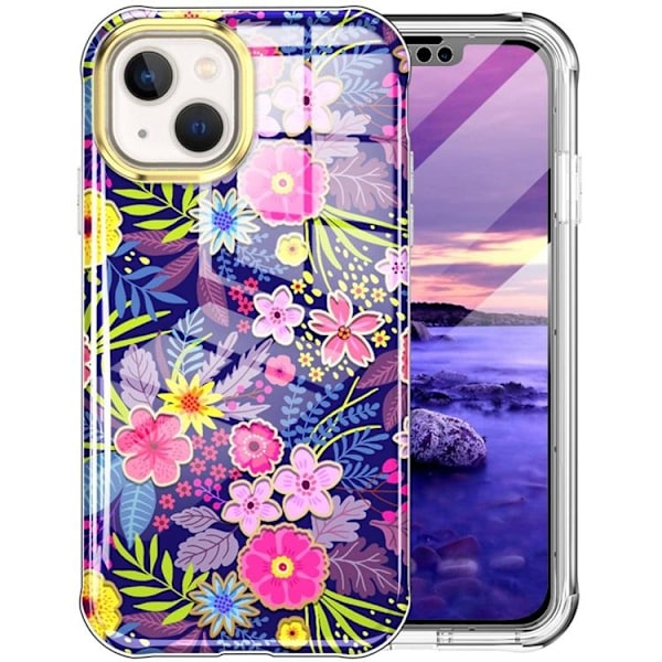iPhone 14 Plus Skal 360 Marble - Rosa