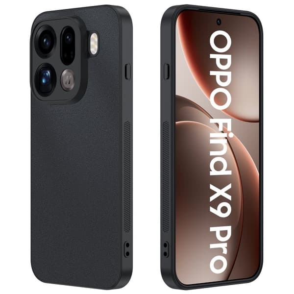 Mobilskal till Oppo Find X9 Pro 5G PU Läder - Svart