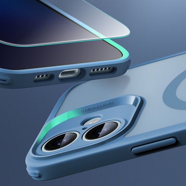 ESR Mobilskal till iPhone 16 Magsafe Classic Pro Set Halolock - Blå Blå