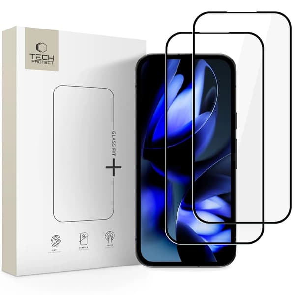 Tech-Protect [2-Pack] Härdat Glas Skärmskydd För Google Pixel 9A/10A Glas Fit Svart