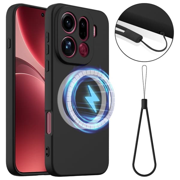 Mobilskal till Oppo Find X9 Pro 5G Silikon Anti-Drop - Svart