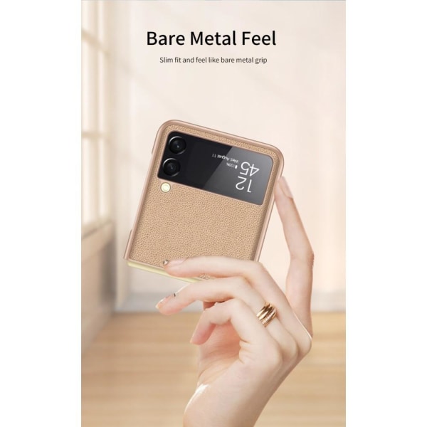 GKK Korthållare Skal Samsung Galaxy Z Flip 3 - Guld Gul