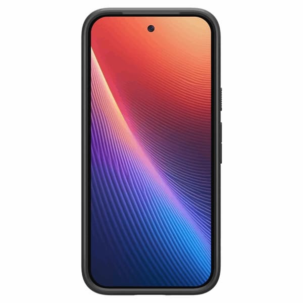 Spigen Telefontaske til Google Pixel 9a Liquid Air - Matt Sort Svart