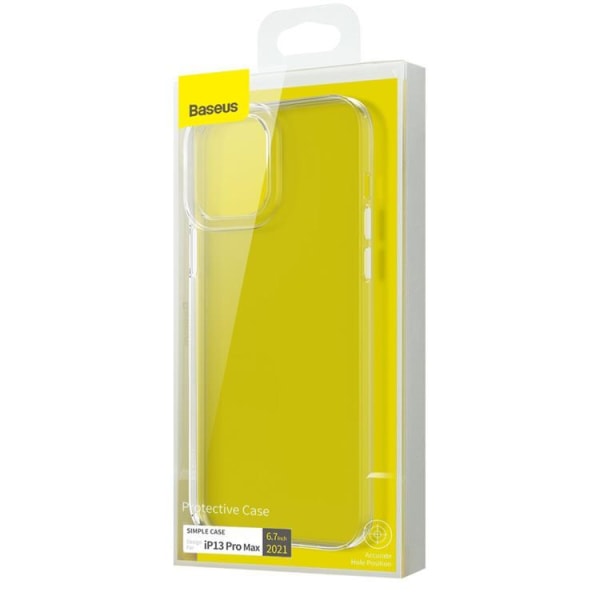 Baseus Simple Gel Cover iPhone 13 Pro Max - Gennemsigtig
