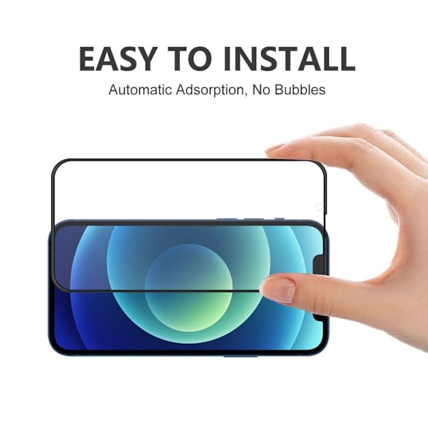 [2-PACK] Skärmskydd iPhone 14 Kameralinsskydd i Härdat glas Svart Svart