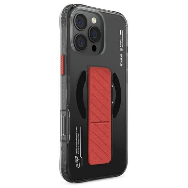 Skinarma Telefontaske til iPhone 16 Pro MagSafe Grip Stand - Sort