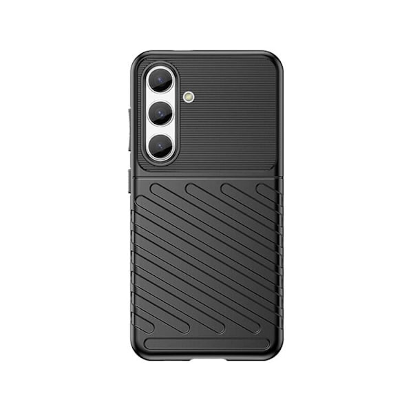 Galaxy S24 Mobilskal Thunder TPU - Svart Svart