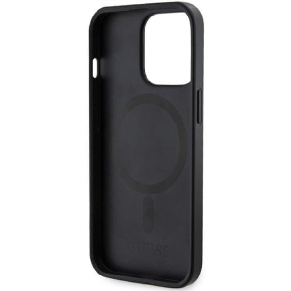 Guess iPhone 13 Pro Max Mobilskal MagSafe Printed Stripes - Svart Svart