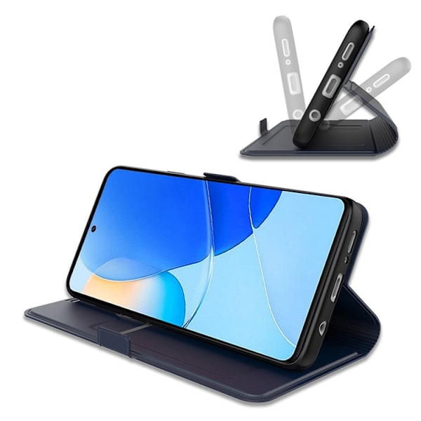 OnePlus Nord 5 Plånboksfodral Inner Shell Konstläder - Blå Blå
