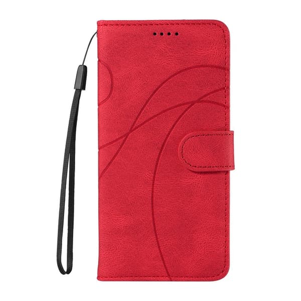 Plånboksfodral för Samsung Galaxy S26 Plus Konstläder Ställ - Röd