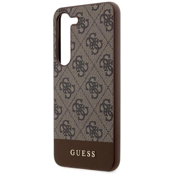 Guess Galaxy S23 Plus Skal Stripe Collection - Brun