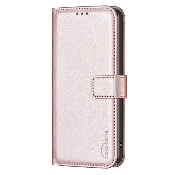 BINFEN Samsung Galaxy S26 Pro Plånboksfodral Folio Flip Konstläder - Roséguld