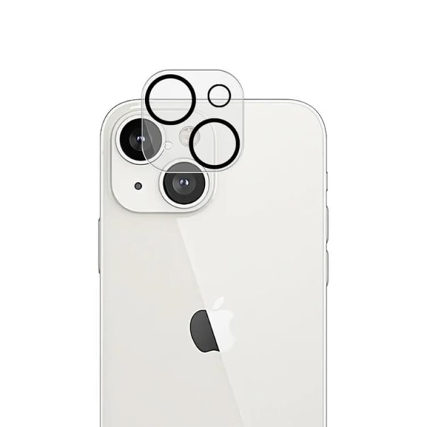 Mocolo iPhone 15/15 Plus kameralinsecover i hærdet glas - sort