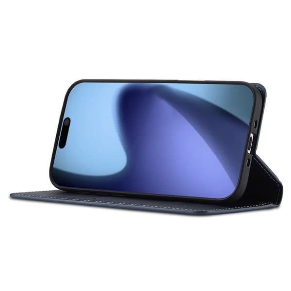 LC.IMEEKE L1 Series iPhone Air Plånboksfodral Konstläder - Blå Blå