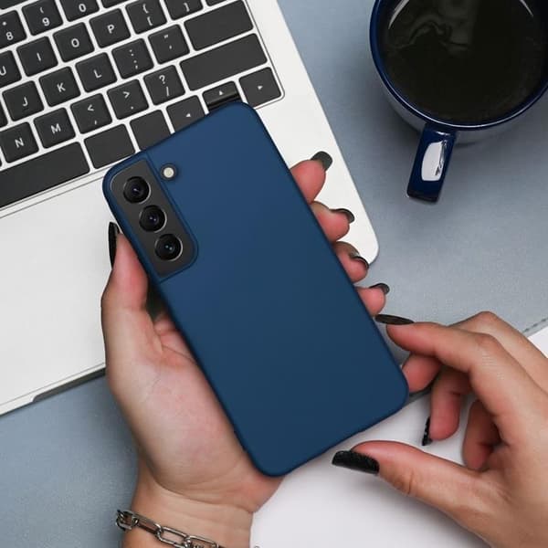 Mobilskal till Galaxy A36 5G Silikon - Blå Blå