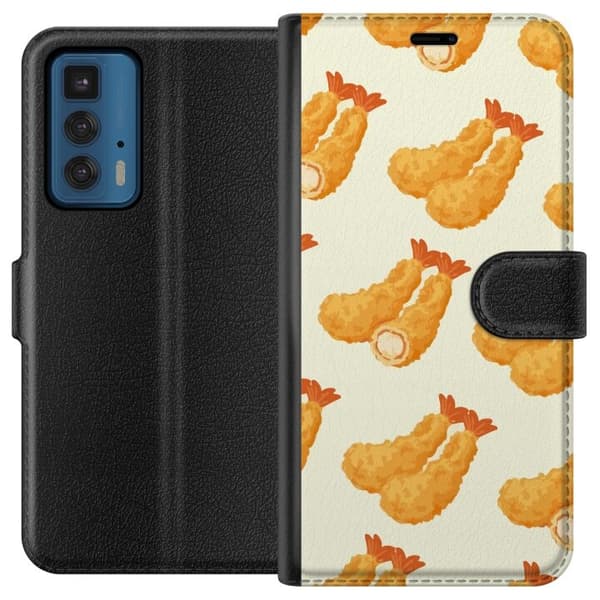 Plånboksfodral till Motorola Edge 20 Pro med Räkor