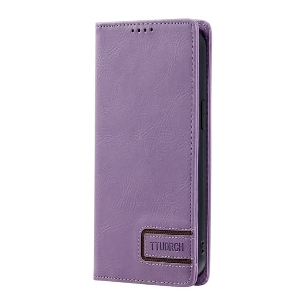 TTUDRCH Samsung Galaxy S26+ Plånboksfodral Konstläder RFID Skydd - Lila
