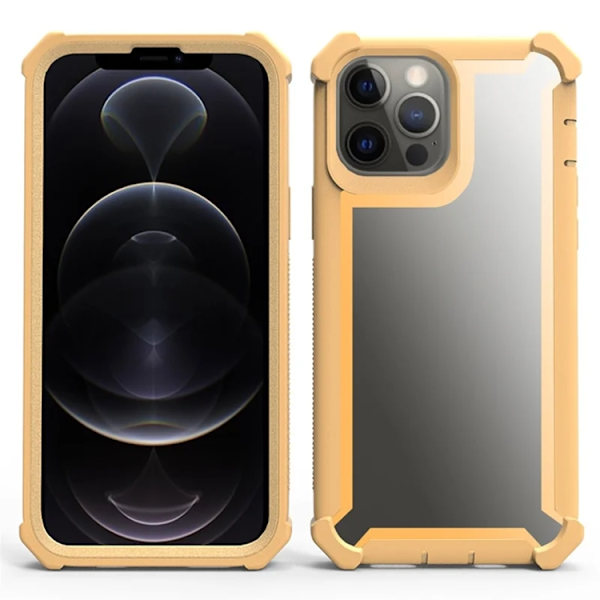 Mobilskal till iPhone 14 Pro TPU + PC Shockproof - Guld Guld