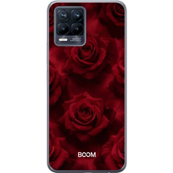 Mobilcover til Realme 8 med Crimson Rose