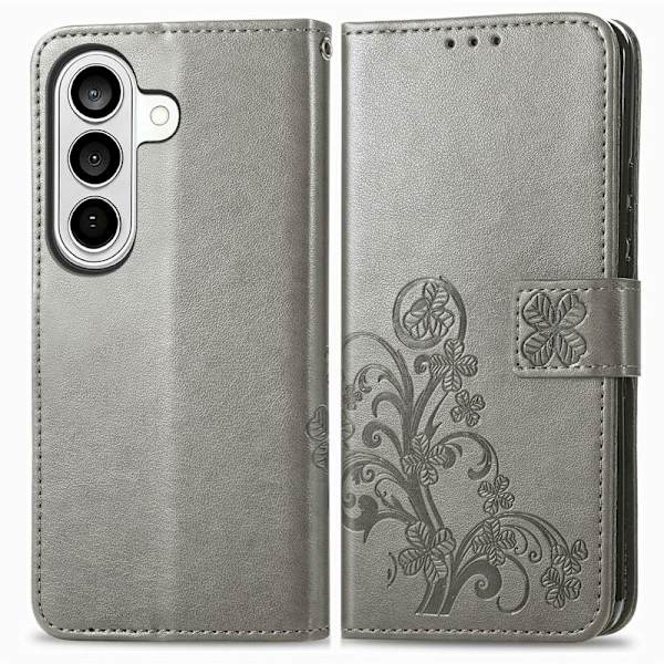 Plånboksfodral för Samsung Galaxy S26 Plus Konstläder - Grå