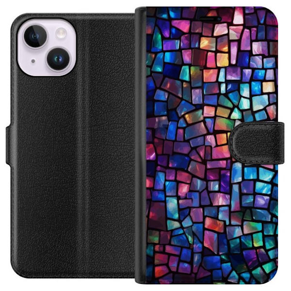Plånboksfodral till Apple iPhone 14 med Disco