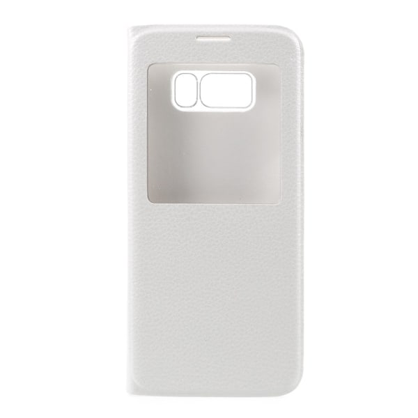 Flip View mobilfodral till Samsung Galaxy S8 Plus - Vit Vit