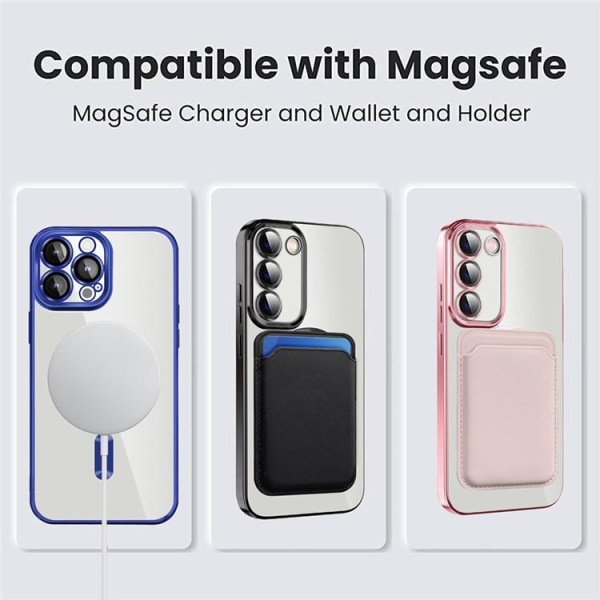 BOOM Galaxy S23 Mobiltaske Magsafe Kortholder - Pink